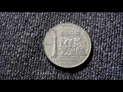 200 pesos 1985 ((175 aniversario de la independencia))