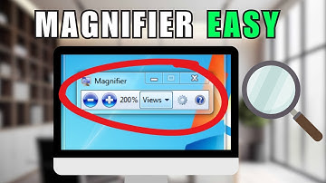 How to Use the Magnifier Tool in Windows - EASY!