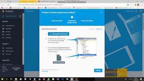 Firebase ile Android Studio Arasında Bağlantı Kurma( connect  android studio with firebase )