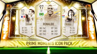 THIS IS WHAT I GOT IN MY PRIME ICON MOMENTS GUARANTEED PACKS! #FIFA21 ULTIMATE TEAM