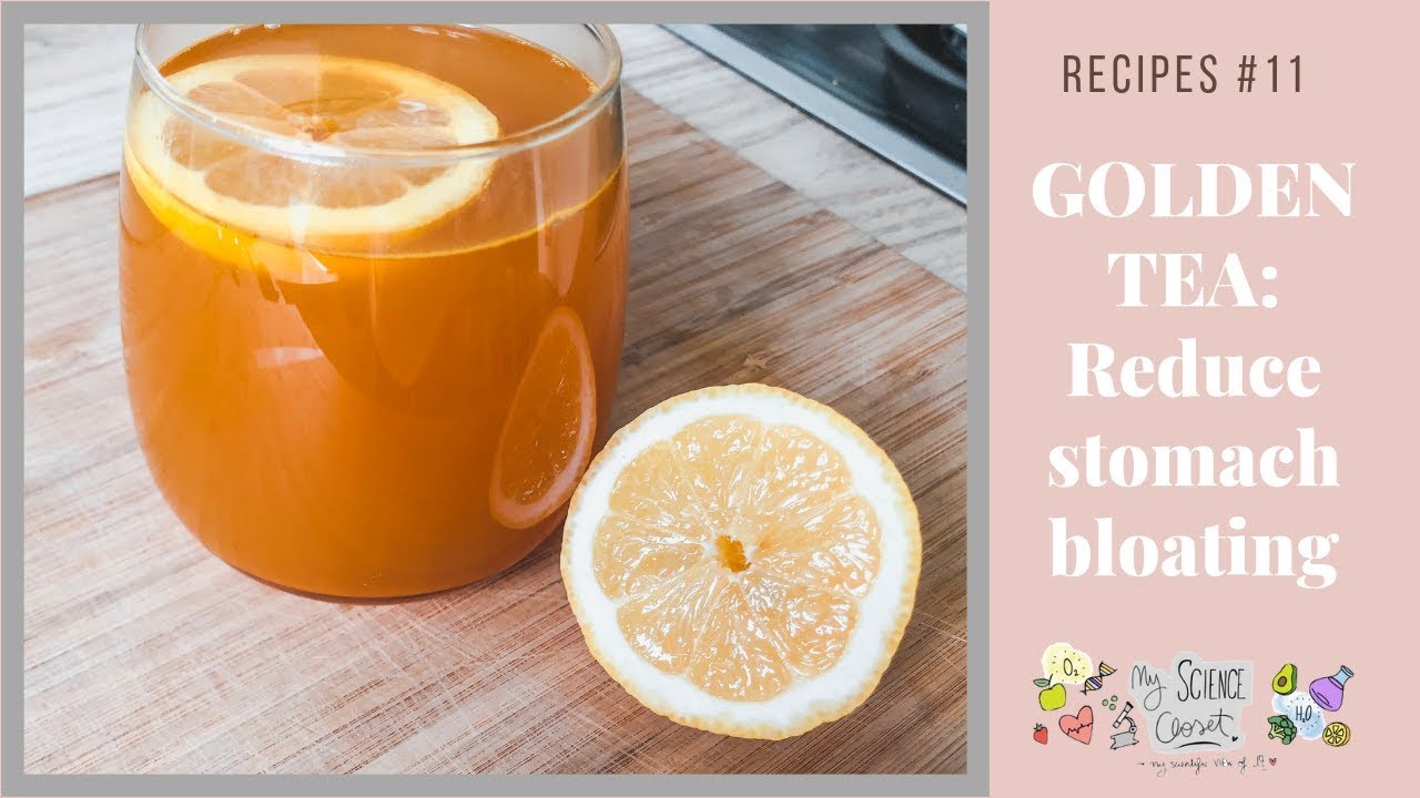 Golden Tea How to reduce stomach bloating and alleviate gases My