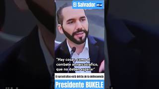 BUKELE DETRÁS DE LA DELINCUENCIA ESTÁ EL NARCOTRAFICO #cortos #shorts #elsalvador #bukele #seguridad