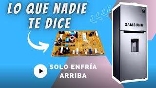 samsung inverter enfria solo arriba