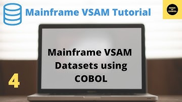 Working with VSAM Datasets Using COBOL - Mainframe VSAM  Tutorial - Part 4 #COBOL