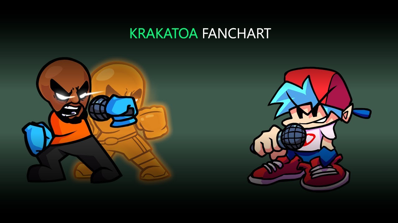 FNF Krakatoa Fanchart | Fragmentality's Fanchart Collection
