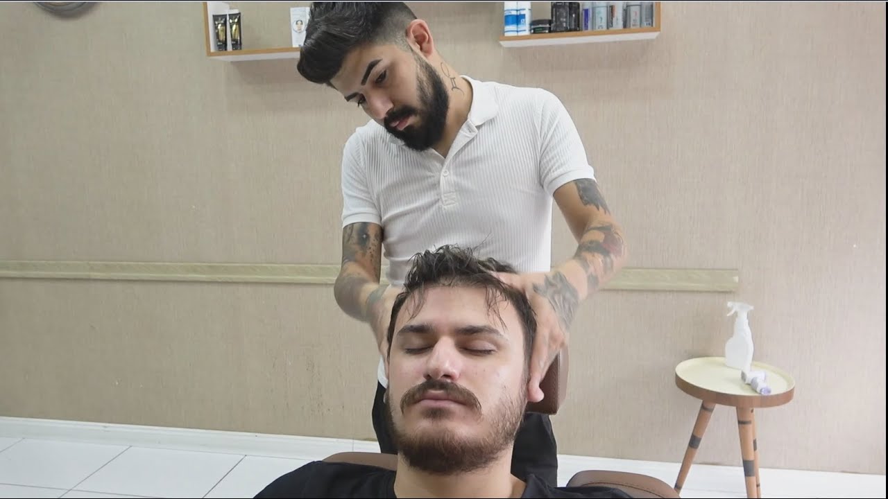 ASMR Head Massage | Face Massage | Body Massage By Turkish Barber