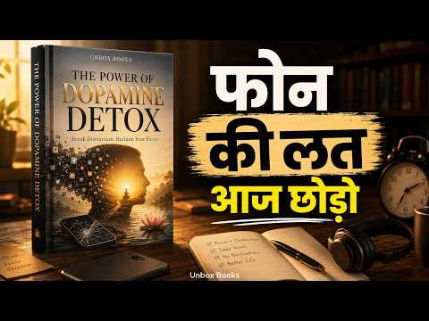 Dopamine Detox for Deep Focus | Book Summary in Hindi | Motivational video | Audiobook