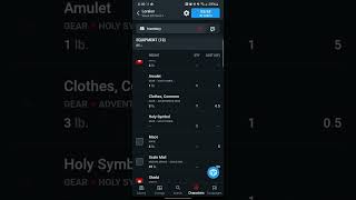 DnD beyond app