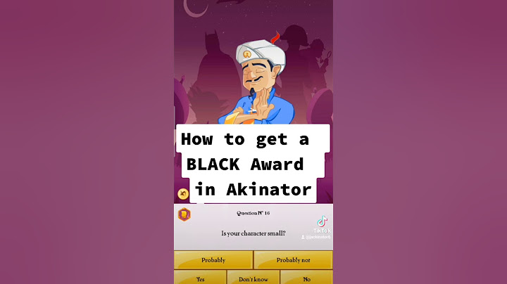 How to Get a BLACK Aki Award in Akinator! | #shorts