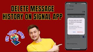 How to Delete Message History on the Signal App screenshot 5