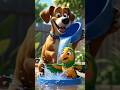 “Dog & Parrot Water Fun 🐶💦 | Cutest Friendship Ever in 4K” 🐕🦜#animalfunzone #cuteanimals #shorts