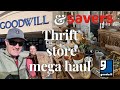 Goodwill thrift with me  estate sale epic cottage decor thrifting for profit  reselling