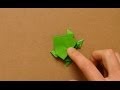 簡単折り紙★ ぴょんぴょんカエルの折り方 ★｜how to make an origami frog easy
