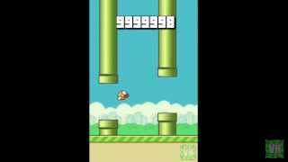 Flappy Bird High Score in History Over One Million Points 9,999,999 (World Record) No cheats screenshot 2