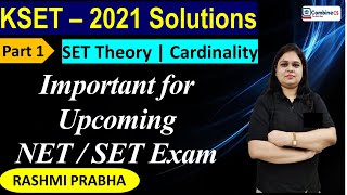 KSET 2021 Solution | Cardinality of a SET | SET Theory | Discrete Maths | Q1 | by Rashmi Prabha