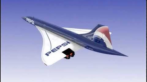 Concorde 3D model from CGTrader.com