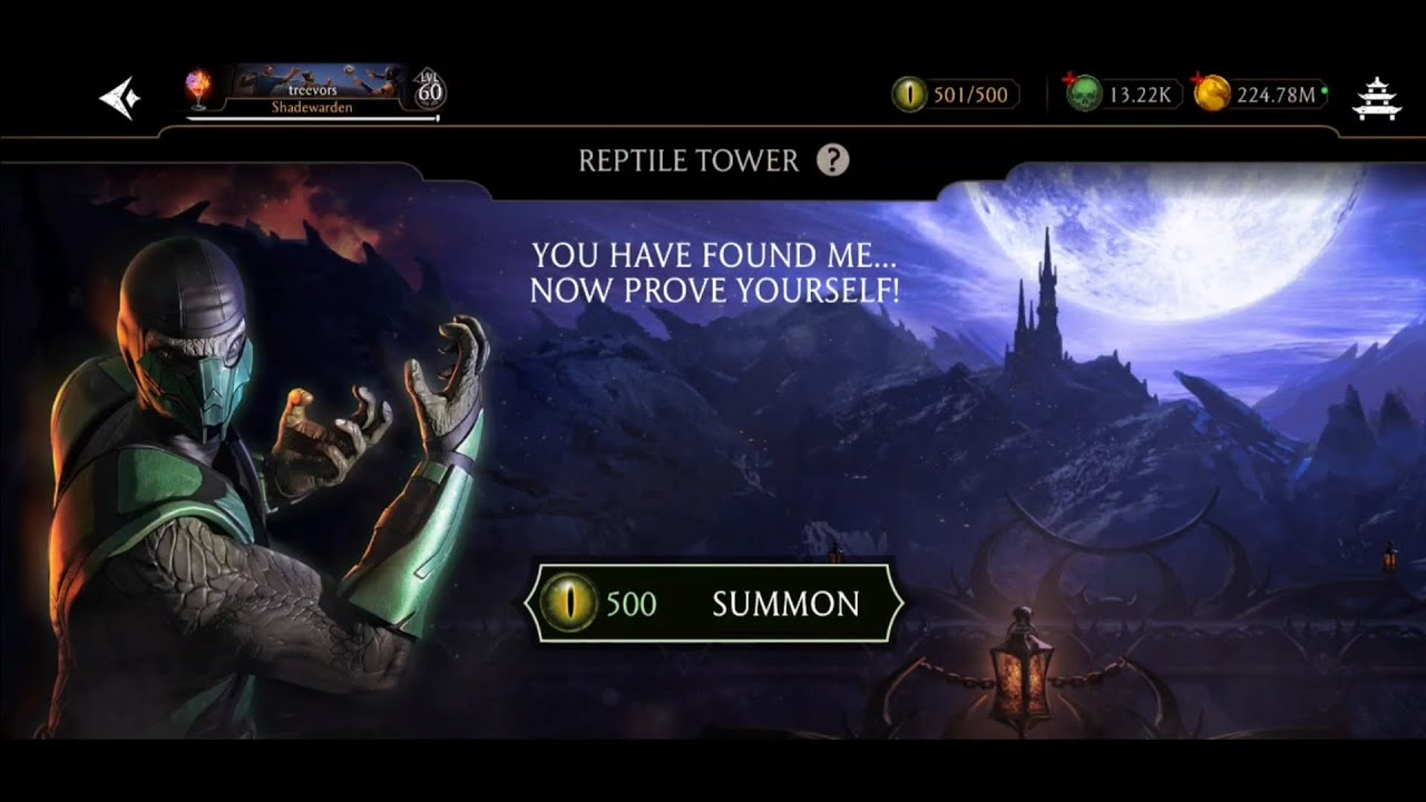 MK Mobile. My Reptile Event 