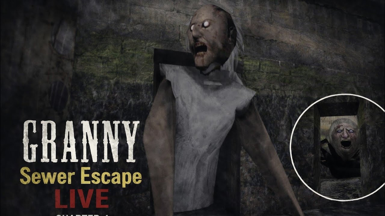 Granny 1 Sewer Escape LIVE | Horror Gameplay 😱 Can I Survive?