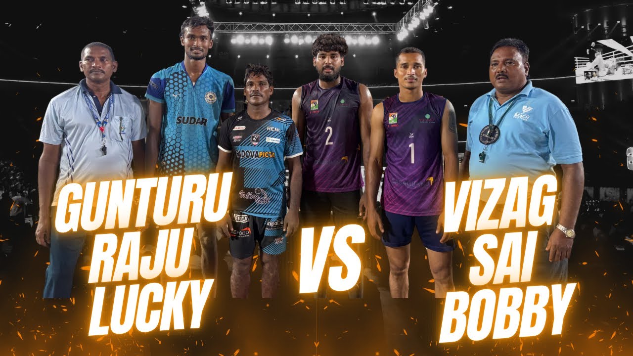 MASULA BEACH FEST TOURNMENT | NATIONAL CHAMPIONS VIZAG SAI ,BOBBY VS |VS| GUNTURU RAJU ,LUCKY Set -2