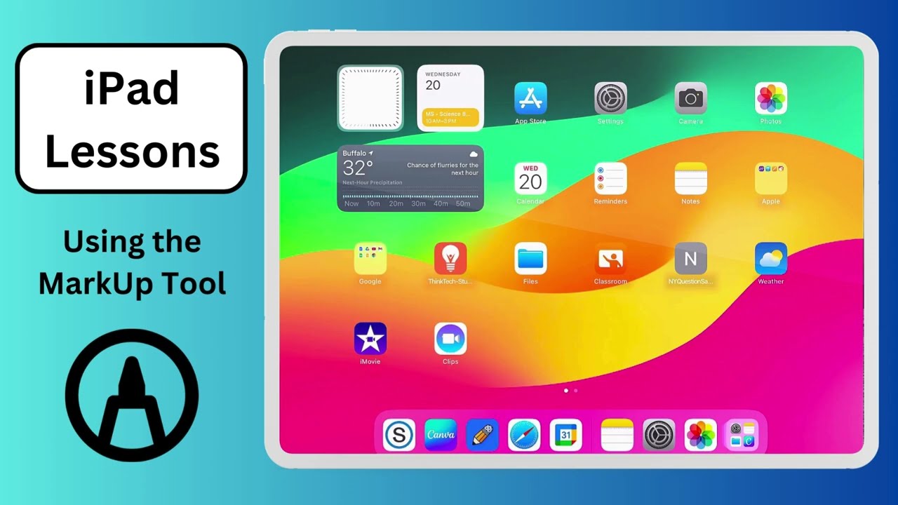 Using the MarkUp Tool on iPad