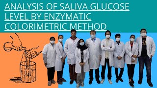 Analysis of saliva glucose level by enzymatic colorimetric method