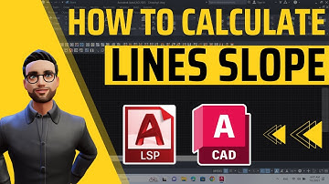 How to calculate the slope of a line in AutoCAD 2023 using an AutoCAD Lisp