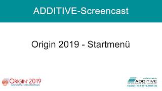 Originlab Origin 2019 Startmenü