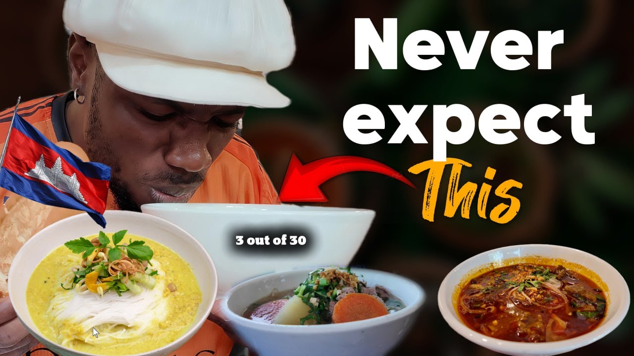 Я пробовал камбоджийскую еду в течение 3 дней... Я никогда не ожидал такого!