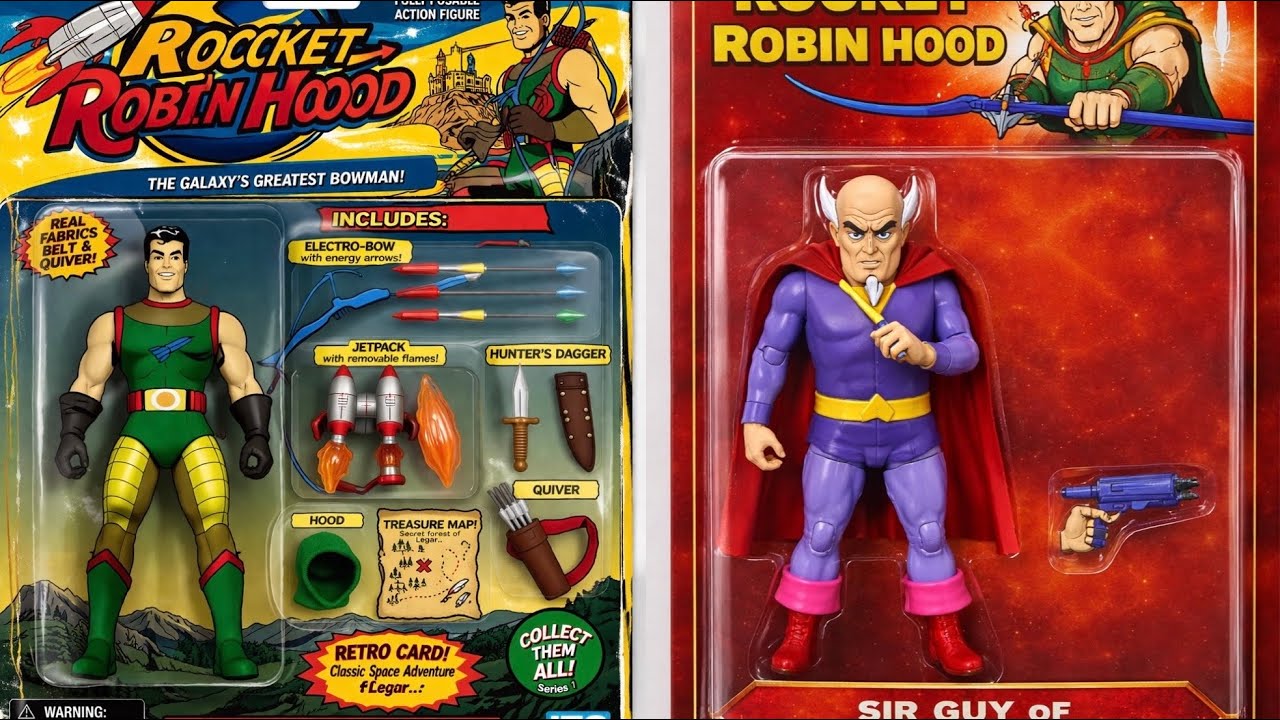 ロビンフッド　シャーロッドの英雄 New Rocket Robin Hood action figures what if would you buy these