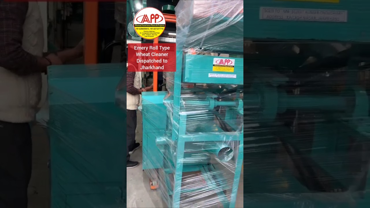 Emery Roll Wheat Cleaning Machine Gehu Saaf Karne ki Machine dispatched to Jharkhand #flourmill