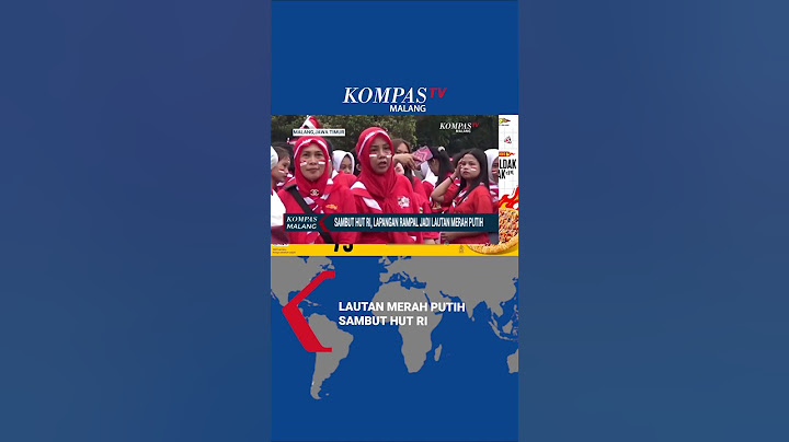 Sambut HUT RI, Lapangan Rampal Kota Malang jadi Lautan Merah Putih 