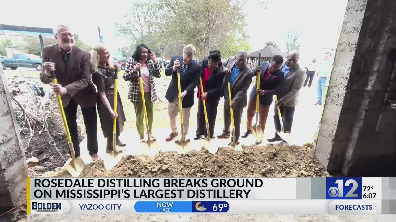 Rosedale Distilling breaks ground on Mississippi’s largest distillery ...