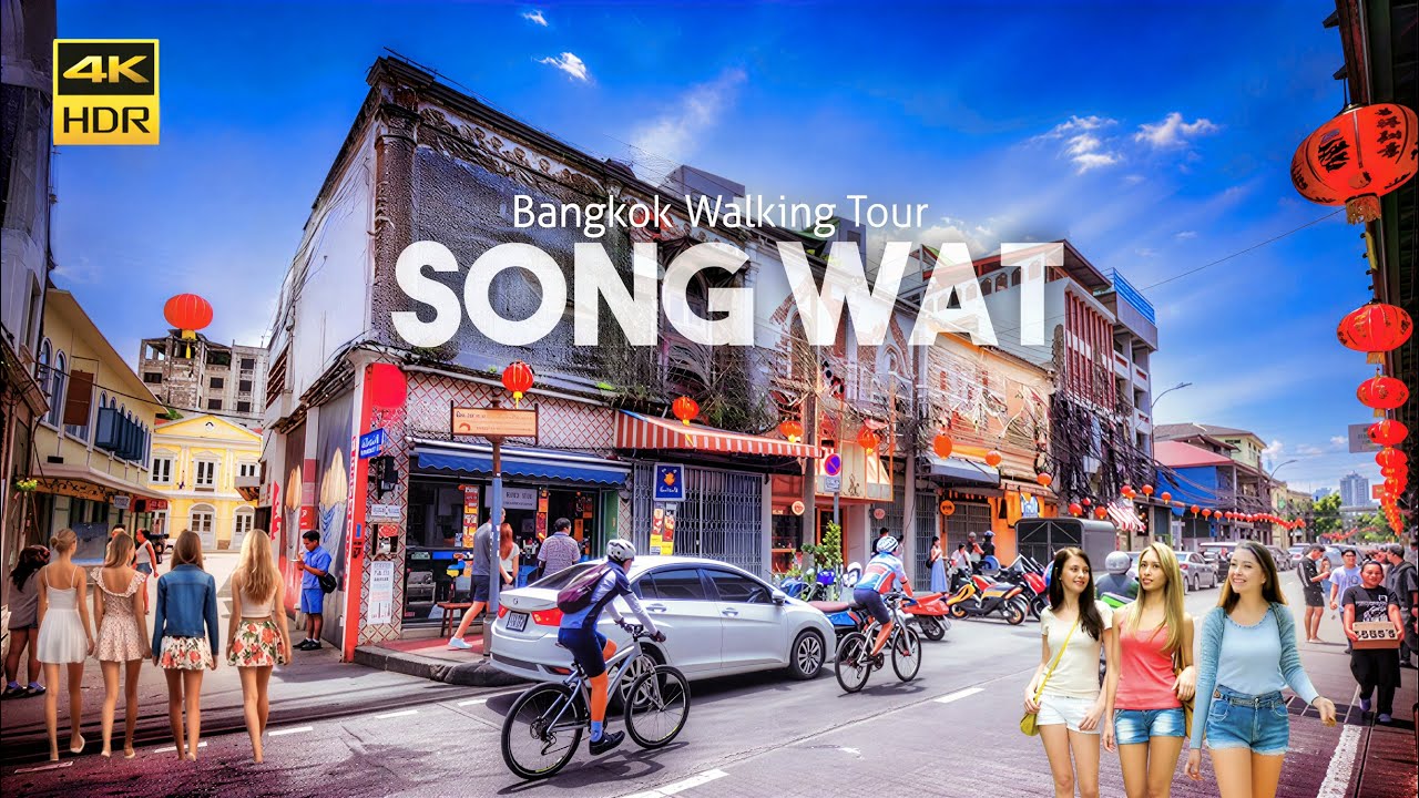 Song Wat Road Bangkok one of the Most Popular walking streets in Chinatown Bangkok
