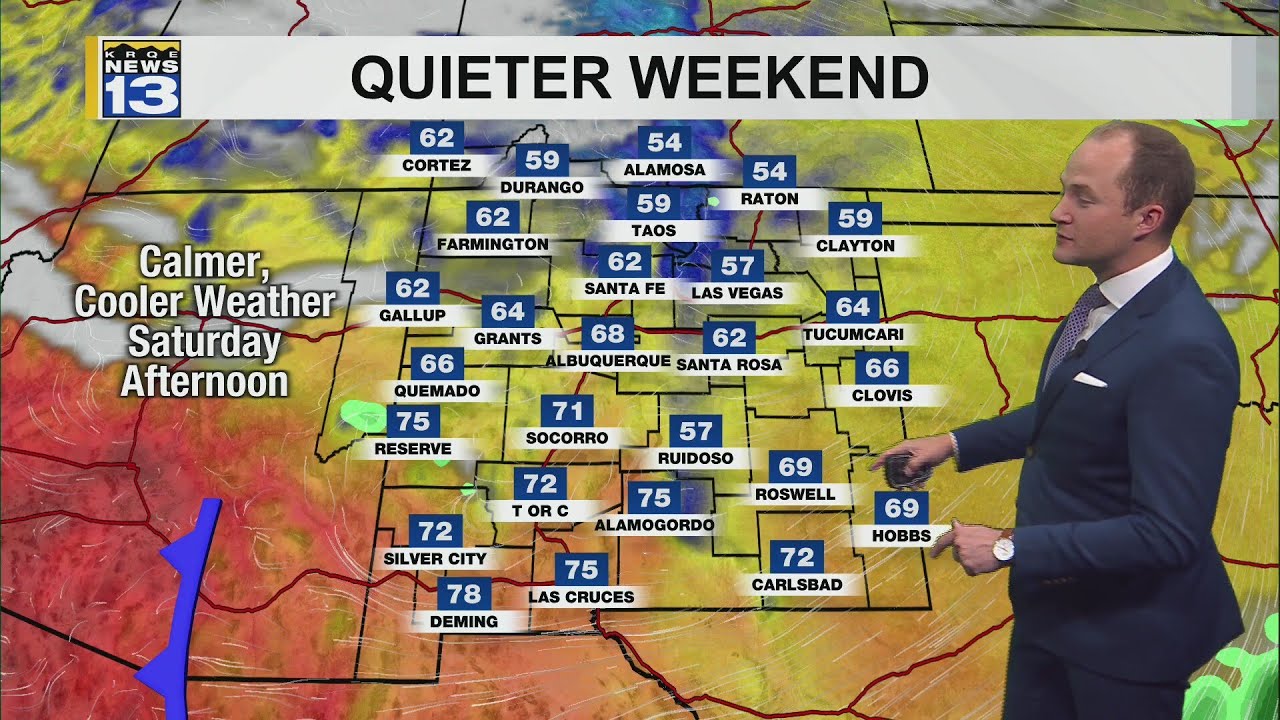 Freezing start to the weekend before warmer weather returns - YouTube