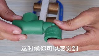 暗管里安装开关阀和水龙头，水电经验，水电知识，水电工安装