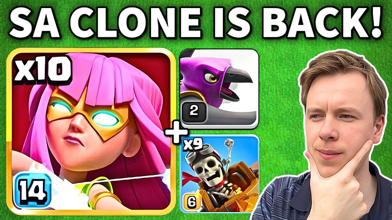 BUFFED SUPER ARCHER Clone Blimp with Dragon Riders is ACTUALLY GOOD! Clash of Clans TH18