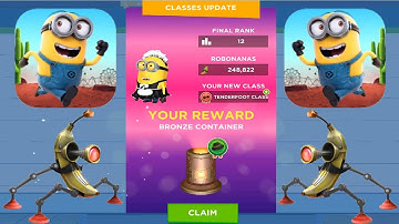 Minion rush CLAIM CLASS REWARD ENDLESS RUN ! Top Bananas Room gameplay walkthrough android ios