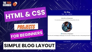 HTML & CSS Project: Simple Blog Layout for Beginners No Talk, Just Code & Music