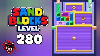 Sand Blocks Drop Puzzle Level 280 Game Walkthrough