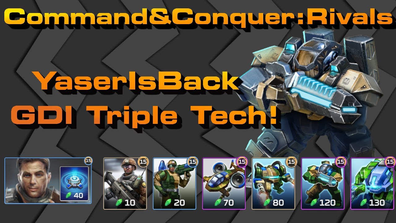 Gdi Riflemen Rivals C&C Rivals: YaserIsBack GDI! - YouTube