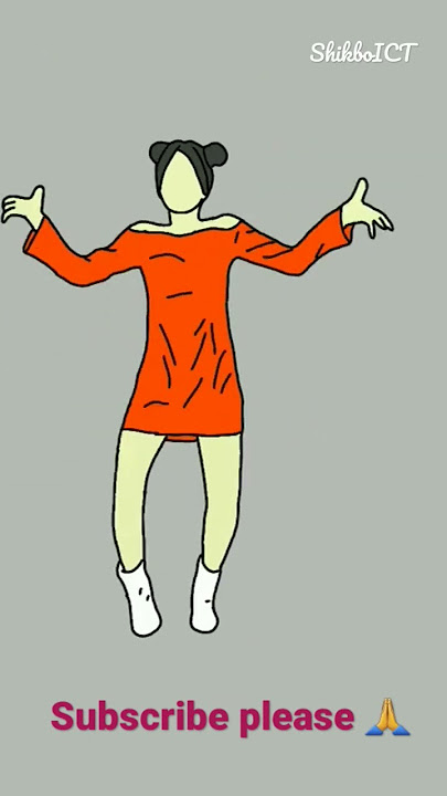Girl dancing 3d animation video #shorts #cartoon #animation #3d #green #dance #dancing #art #viral