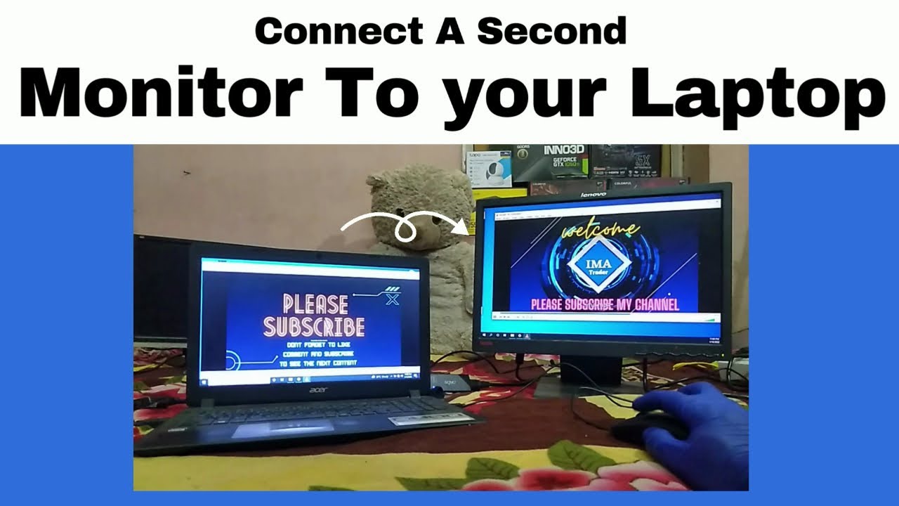 How to Connect a Second Monitor to Your Laptop Easy - YouTube