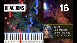TPR - Dragoons (from Parallels) - 16 - Chrono Cross Piano Tutorial | Note Chart