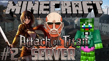 Minecraft Server: Attack on Titan RPG Server! - Part 2: Double Team!