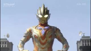 Ultraman Trigger,Ultraman Ribut and nursedessei vs  Absolute Diavolo... episode 15 fight scan