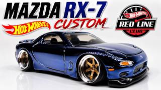 Custom Hot Wheels | Mazda RX-7 | Red Line Club Custom Build
