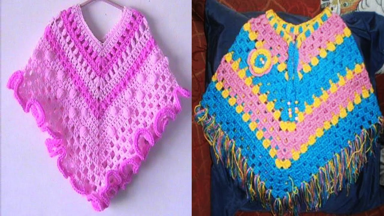 Capas - de bebe tejidas en crochet | Ponchos tejidos a crochet, Ganchillo, Poncho de ganchillo