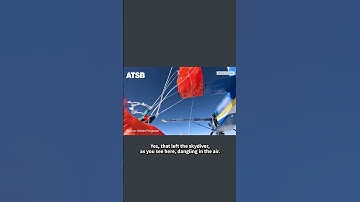 Australian skydiver dangles in air after parachute mishap