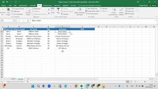 Excelde Hızlı Doldurma Özelliği (Önemli Özellik)