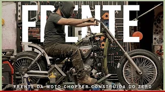 CONSTRUINDO UMA MOTO DO ZERO!! Roda Dianteira e Frente!!